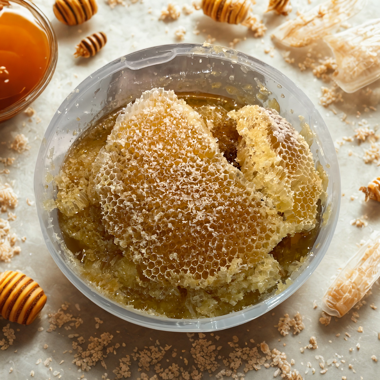 Raw Yemeni Sidr Honey Comb in premium wooden box – Dejlah